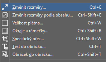 Jak zmenšit fotky
