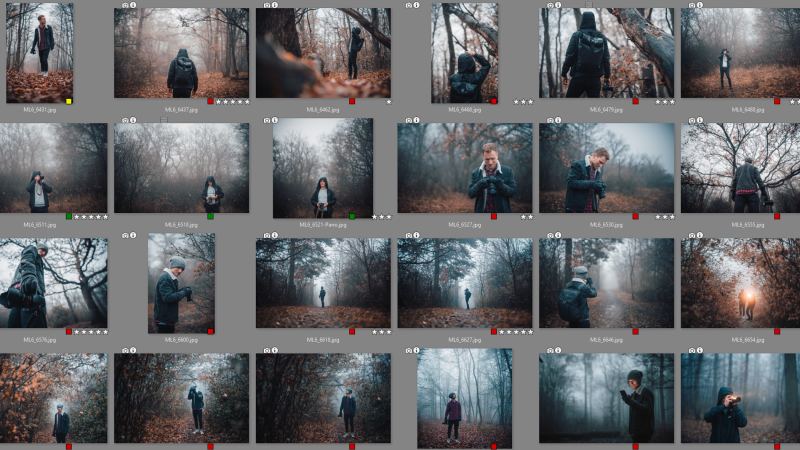 Úklid fotoarchivu: Třídění fotografií pomocí značek a hodnocení